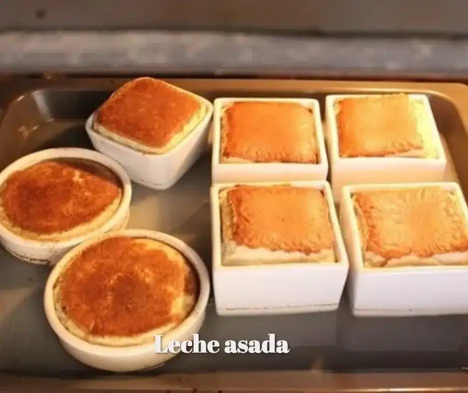 Postre de leche asada, un dulce tradicional cremoso y delicioso.